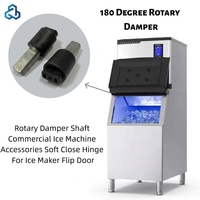 Amortisseur rotatif robuste pour porte de seau à glace, mécanisme de fermeture lente à couple élevé, charnière à fermeture lente et fluide