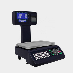 Dual LCD hiển thị kỹ thuật số hóa đơn in hóa đơn có trọng lượng quy mô 3kg 30kg phạm vi siêu thị Máy quét mã vạch quy mô OEM/ODM hỗ trợ - Product Image 4