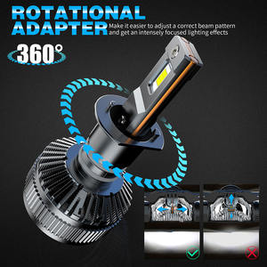 Phare LED Super Lumineux 130W 15000LM H1 Faisceau Haut/Bas IP68 Étanche 12V pour Silverado 2500 Canbus - Product Image 6