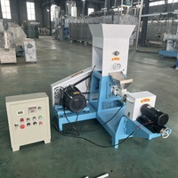 DGP 50 Moulin flottant pour l'alimentation des poissons Machine d'extrudeuse de granulés Machine de traitement d'extrudeuse flottante pour aliments pour animaux de compagnie