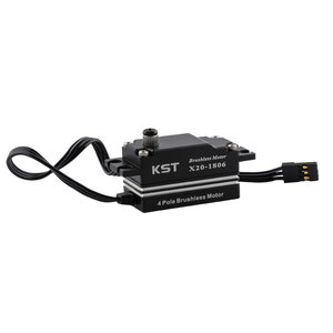 Motor sin escobillas de engranaje de Metal Digital de bajo perfil KST original de 18Kgf.cm 0.06sec para coche teledirigido, barco - Product Image 3