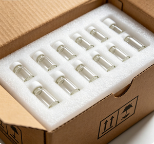 Insert en mousse avec 30 trous pour le rangement des tubes à essai, matériau de rembourrage EPE, emballage de protection - Product Image 5