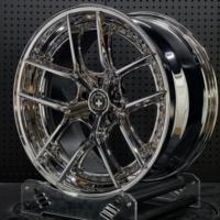 Nouvelles jantes en aluminium forgé à plusieurs rayons chromées, design personnalisé OEM ODM, 20x9,5 pouces, 5x130 pour Porsche 911, jantes de course