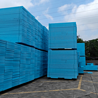 Panneaux XPS rectangulaires bleus Zhongjia pour l'isolation des sols, haute densité 400-500 kPa, indice d'inflammabilité B1, certifiés CE 1