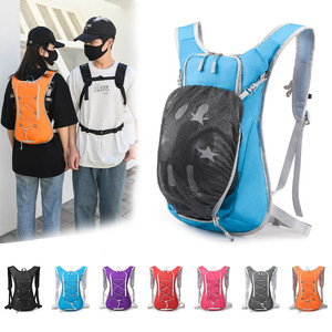 Multifunctional Cycling Backpack 13 Inches Adjustable Shoulder Straps Outdoor Sports Hiking Bag Unisex Solid Color - Product Image 1