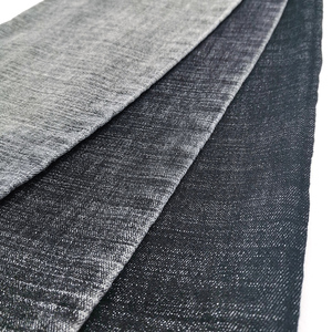 Tela vaquera mercerizada cruzada para <span class=keywords><strong>hombre</strong></span>, supersuave, color negro, medidor <span class=keywords><strong>de</strong></span> tela vaquera sin procesar, C898 - Product Image 3