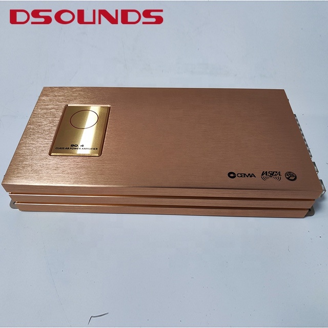 Power Audio Amplifier 4x90watts Class AB Car Audio Amplifier with Very Good Sound Quality for Full Range Speakers