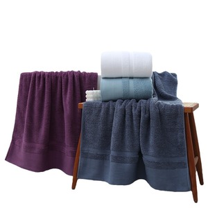 Serviettes de bain en coton tissé - Écologiques et à séchage rapide, serviettes de piscine douces et compressibles pour la maison/l'hôtel/le spa, couleur et logo personnalisables - Product Image 1
