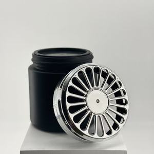 Commercio all'ingrosso satinato Logo su misura vetro vuoto diffusore di profumo per auto accessori <span class=keywords><strong>deodorante</strong></span> <span class=keywords><strong>deodorante</strong></span> barattolo di vetro - Product Image 1