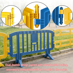 Soluzione Completa per Barriere in Polipropilene e Raccordi di Estensione per Controllo Folla all'Aperto, Protezione IP65 per Uso Stradale - Product Image 5