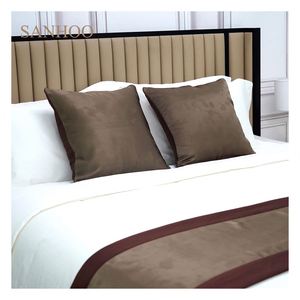 SANHOO Set di Biancheria da Letto di Lusso 4 Pezzi 300TC King Size Bianco 100% Cotone per Hotel - Product Image 5
