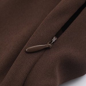 KAR&OT ZA 2025 Nuova Collezione Autunno/Inverno: Abito <span class=keywords><strong>Midi</strong></span> a Maniche Corte con Colletto Alto, Chiusura a Bottoni e Dettaglio Cintura (9696572) - Product Image 4