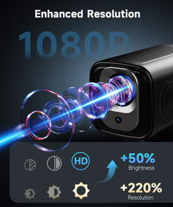 Projecteur Magcubic HY450 900 ANSI Mini Smart TV pour la maison, rapport de projection 0,6:1, correction automatique de la distorsion trapézoïdale - Product Image 6
