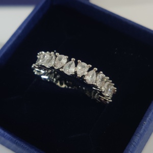 Bijoux en diamant de haute couture <span class=keywords><strong>pour</strong></span> femmes : collier goutte d'eau, bracelet goutte d'eau, bague goutte d'eau - Product Image 4