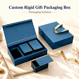 FX Custom Logo Printing Magnetic Closure Sturdy Durable Advanced <b>Eco</b>-<b>Friendly</b> Gift <b>Wrapping</b> Corrugated Mailer Box for Pastry Tea - Product Image 1
