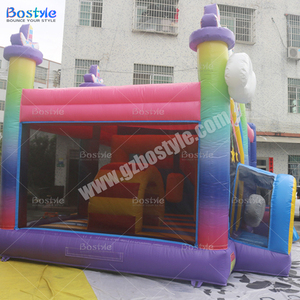 Nouvel équipement <span class=keywords><strong>de</strong></span> location <span class=keywords><strong>de</strong></span> fête Offre Spéciale Kids Frozen Gonflables Bouncer Combo <span class=keywords><strong>Elsa</strong></span> Bounce House avec toboggan Jumping Castle - Product Image 5