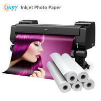 Rouleau de papier photo en gros Rc satiné double face premium brillant colorant pigment imperméable