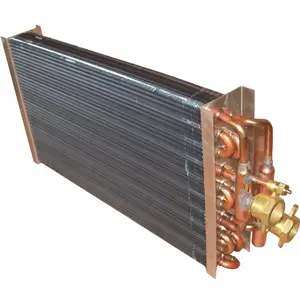 Evaporador y condensador tubo de cobre, intercambiador de calor para deshumidificador y aire acondicionado/refrigerador aprts de repuesto