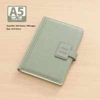 Ensemble de carnets épais A5 et de carnets de notes B5, style chinois, logo culturel créatif imprimé, boîte cadeau haut de gamme