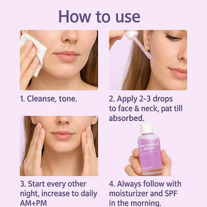 Esencia Facial Mayorista de Niacinamida 20% para Manchas, 30ml, Iluminadora, Rejuvenecedora, Hidratante y Fortificante - Product Image 4