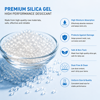 Absorbeur d'humidité en gel de silice écologique, sûr pour l'emballage alimentaire, non toxique