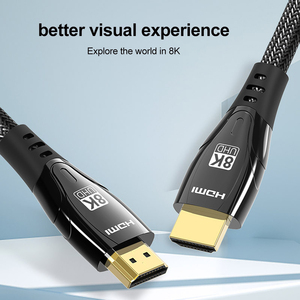 A030超<span class=keywords><strong>HDMI</strong></span> 2.1ケーブルオス8K/60Hz HDR EARC HDCP 48Gbps PS5 1m 1.5m 2m 3m 5m 8K <span class=keywords><strong>Hdmi</strong></span>ケーブルに対応超高速