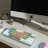 AULA F3261 Clavier mécanique rvb filaire remplaçable à chaud Clavier de jeu pour ordinateur de bureau portable compact à 61 touches