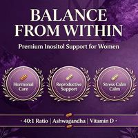 Capsules molles de vitamine Myo D-Chiro pour femmes adultes - Complément PCOS pour l'équilibre hormonal, la fertilité et l'éclat de la peau