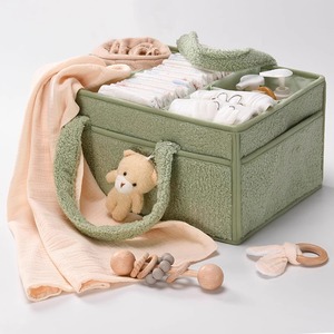 <span class=keywords><strong>Bolsa</strong></span> de Almacenamiento de Pañales Tipo Clutch de Felpa con Tela de Fieltro, <span class=keywords><strong>Bolsa</strong></span> de Viaje de Gran Capacidad para Mamá, para Uso Hospitalario del Bebé - Product Image 3