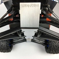 Accessoires de mise à niveau pour voiture RC, protection de châssis en acier inoxydable pour 1/10 RC Traxxas E-Revo 2.0