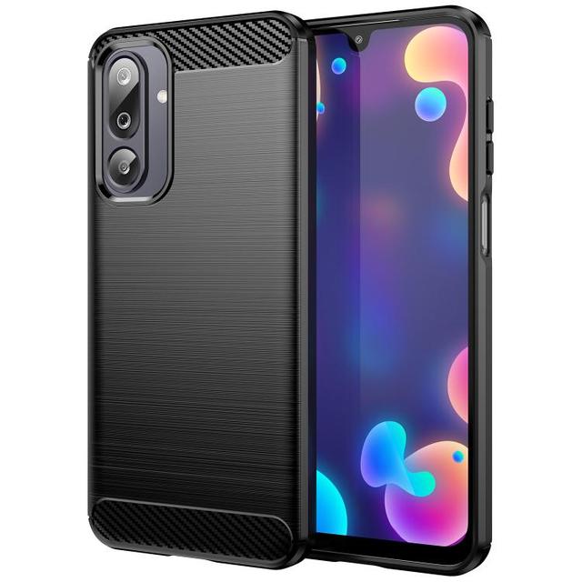 Carbon Fiber Brushed Texture TPU Phone Case for Samsung Galaxy F36 5G