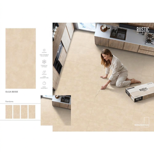 Cement Grey Concrete Look Porcelain Tiles 24x48 Inch <b>Matte</b> <b>Floor</b> Wall Surface - Product Image 2