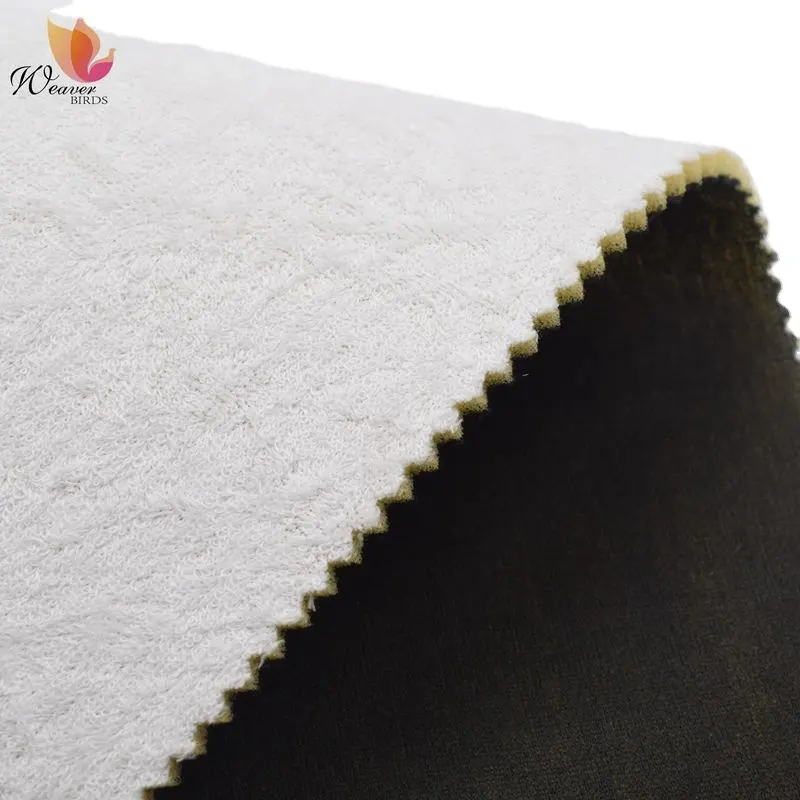 Tissu éponge <span class=keywords><strong>polyester</strong></span> et épaix de 3mm, pour le tissu de meubles