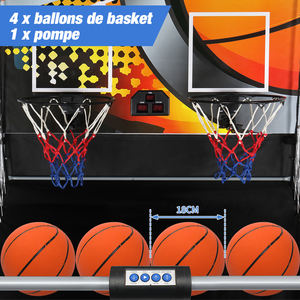 Canasta de Baloncesto de Hierro para Interiores, 205x205x110cm, Modelo N101, Color Negro - Product Image 6
