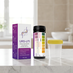 Bandelettes de <span class=keywords><strong>test</strong></span> <span class=keywords><strong>urinaire</strong></span> de qualité médicale <span class=keywords><strong>pour</strong></span> infections urinaires, résultats rapides, bandelettes de diagnostic à domicile <span class=keywords><strong>pour</strong></span> les infections des voies urinaires - Product Image 1