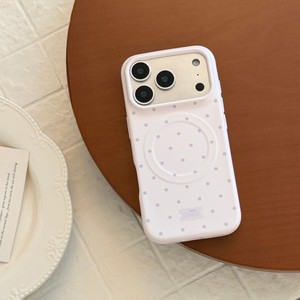 Coque de téléphone portable antichoc en TPU souple dépoli à petits pois style Ins avec chargement magnétique pour iPhone 18 17 16 Pro Max - Product Image 6