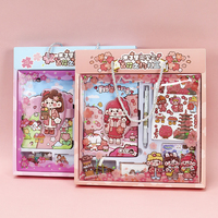 Muzili Alumni Association Hundred Flowers Covenant School Tools Papeterie Journal Stickers Set Cute Diary Notebook Gift Set