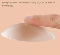 Cache-tétons en silicone réutilisables de 3,2 pouces, coussinets adhésifs fins et invisibles pour les seins, en stock, couleur nude personnalisable