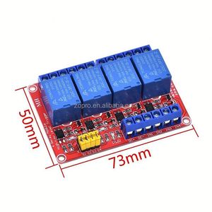 โมดูลไดรฟ์ PLC แบบทริกเกอร์ระดับสูงและต่ำ 5V 12V 24V บอร์ดควบคุมรีเลย์ โมดูลรีเลย์แม่เหล็กไฟฟ้า 4 ช่อง - Product Image 2