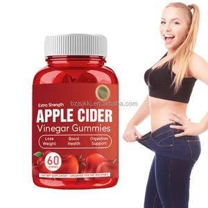 OEM Organic Health Vegan Apple Cidra Vinagre Gummy Arnitine Suplemento Colágeno para Control de Peso Apple Cidra Vinagre - Product Image 4