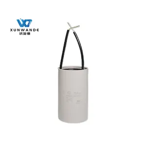 Manufactory Wholesale Standing Fan Capacitor 2 PVC Wires AC Motor Capacitor CBB60 250V 20uf