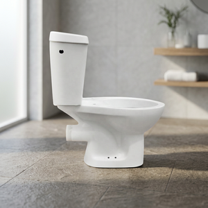 Arabic Irani S Type Two Piece WC Ceramic Water Closet Dual Flush Concealed Cistern Washdown Toilet - Product Image 4
