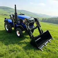 Tracteur agricole 4x4 4WD, tracteurs compacts, matériel agricole pour jardin et verger