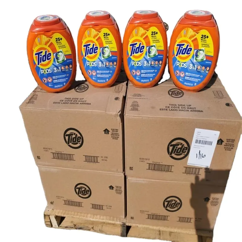 Tide Pods savon liquide détergent/nettoyeurs réguliers à haute efficacité/Tide détergent automat TIDE 2 en 1 Lenor Touch, 10 kg, 100 spalari