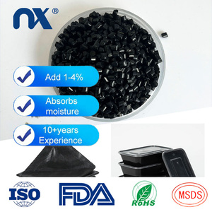 Lớp 5%-50% carbon đen <span class=keywords><strong>masterbatch</strong></span> cho ép phun nhựa thổi phim PP/PE/ABS cấp thực phẩm ứng dụng - Product Image 2