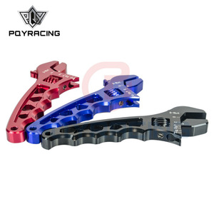 Clé à molette réglable en aluminium Poyracing An3-An12 Rouge Bleu Noir Qualité industrielle métrique - Product Image 1
