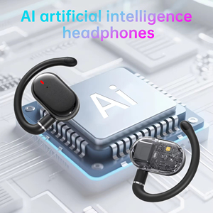 Écouteurs Open-Ear Bluetooth 5.4 sans fil avec affichage numérique, longue autonomie, non-réducteurs de bruit, TWS - Product Image 5