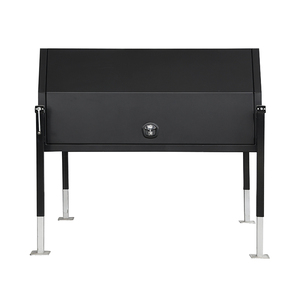 Auvent de camionnette en aluminium avec plaque plate noire et pieds réglables pour pick-up 4x4 / voiture / camion - Product Image 4