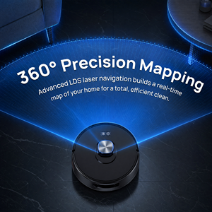 Smart <b>Robot</b> Vacuum Cleaner, 3500Pa Suction, App & <b>Remote</b> <b>Control</b>, Auto Recharge for Home Pet Hair Cleaning - Product Image 6