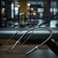 Casque sans fil intra-auriculaire ERAZER XE05 Max HiFi stéréo BT5.4 avec tour de cou pour le sport et la course à pied